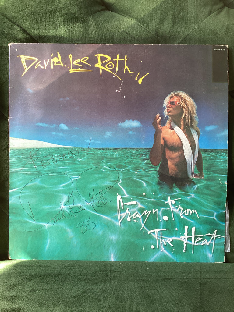 David Lee Roth - Crazy from the Heat (Signed by David Lee Roth