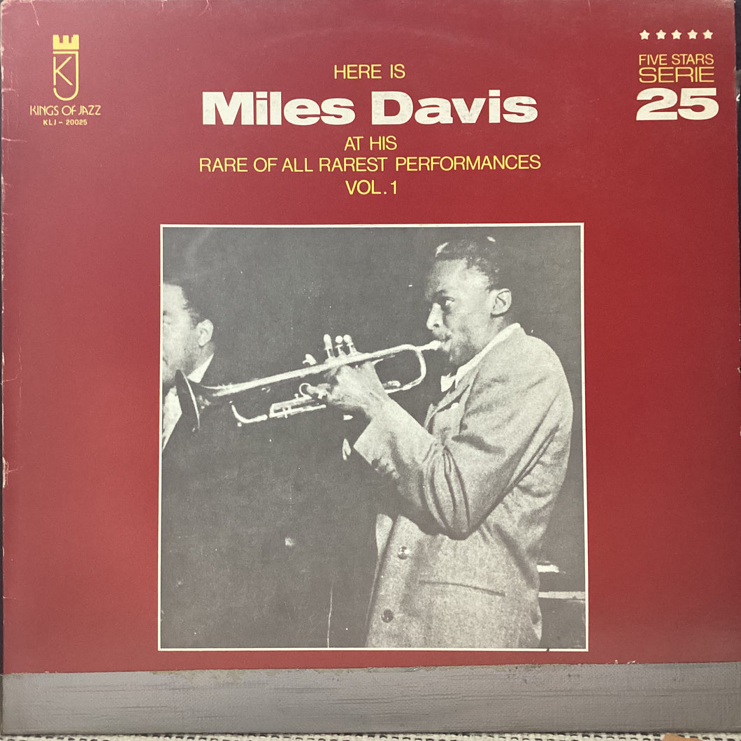 Miles Davis - Here is Miles Davis at his Rare of All Rarest Performances Vol.1 (Italian Pressing)