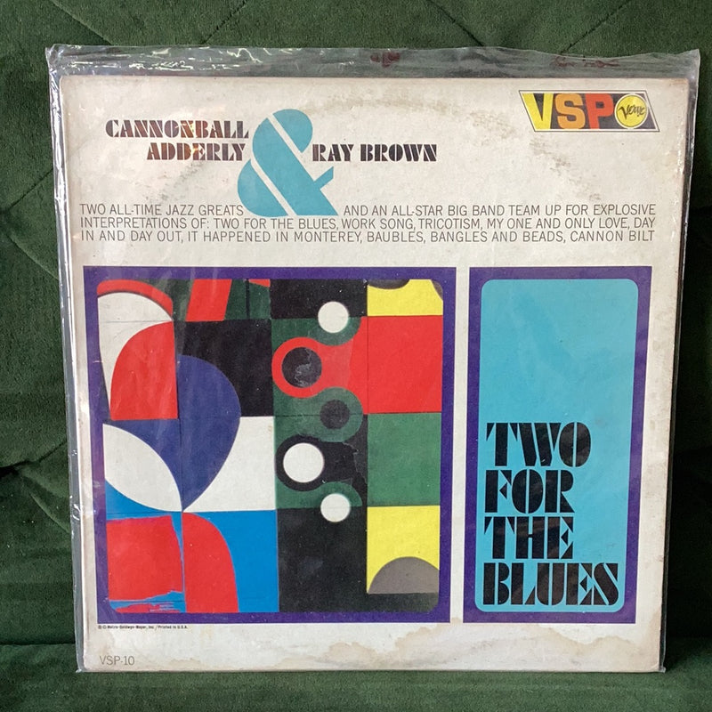 レイ・ブラウンとキャノンボール・アダレイ Two for the Blues