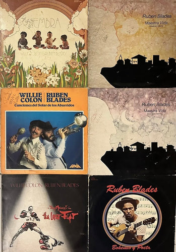 Lot 6x Willie Colón & Ruben Blades
