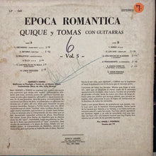 Quique y Tomas - Epoca Romantica Vol 5