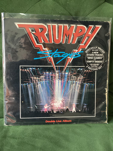Triumph - Stages (Promo Copy) 2LP