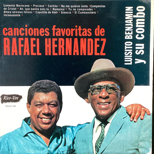 Luisito Benjamin y su combo - Canciones favoritas de Rafael Hernández
