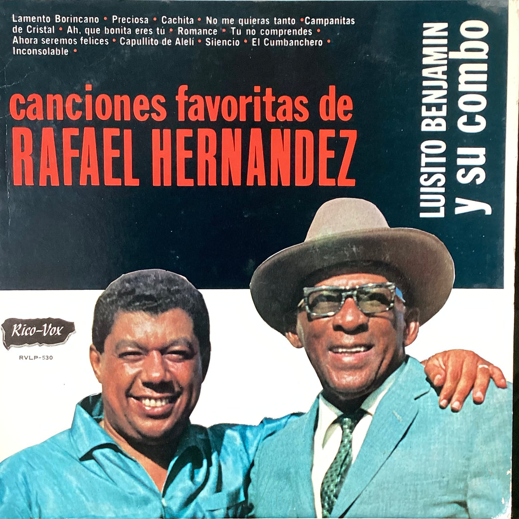Luisito Benjamin y su combo - Canciones favoritas de Rafael Hernández