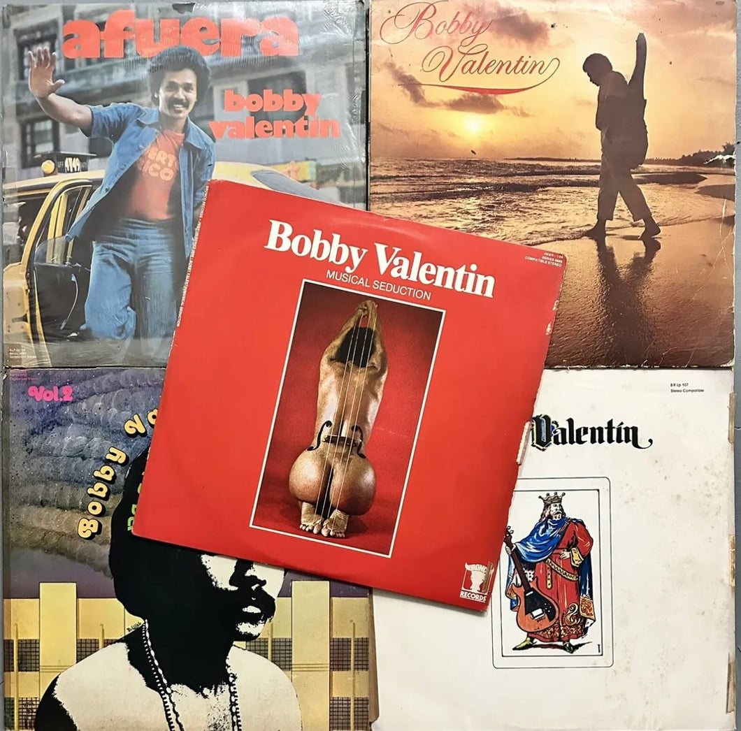 Lot 5x - Bobby Valentin - Musical Seduction / Pa Fuera /  Va a la carcel / Bobby Valentin S/T / Bobby Valentin S/T