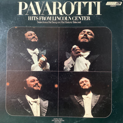 Luciano Pavarotti - Hits from Lincon Center