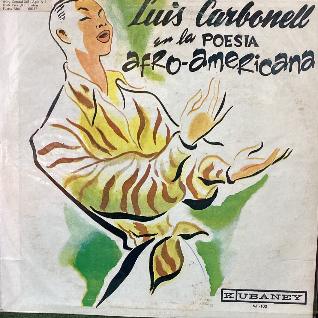 Luis Carbonell - en la Poesia Afro Americana