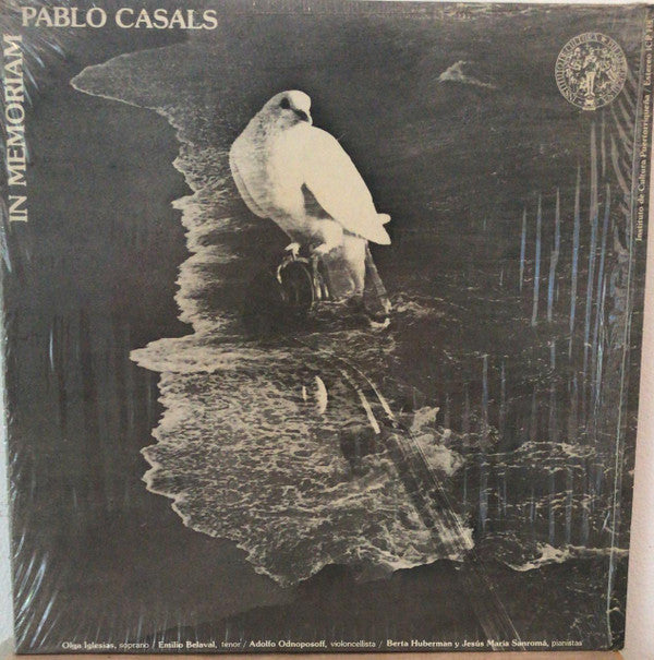 Various ‎– In Memoriam Pablo Casals (Instituto Cultura Puetorriqueño)