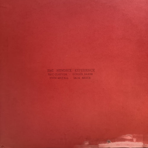 Jimi Hendrix Experience - Eric Clapton, Ginger Baker, John Mayall & Jack Bruce