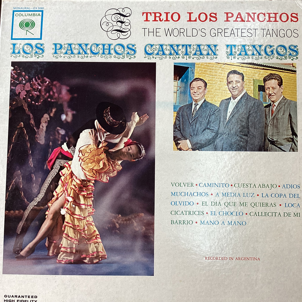 Trio Los Panchos ‎– Los Panchos cantan Tangos