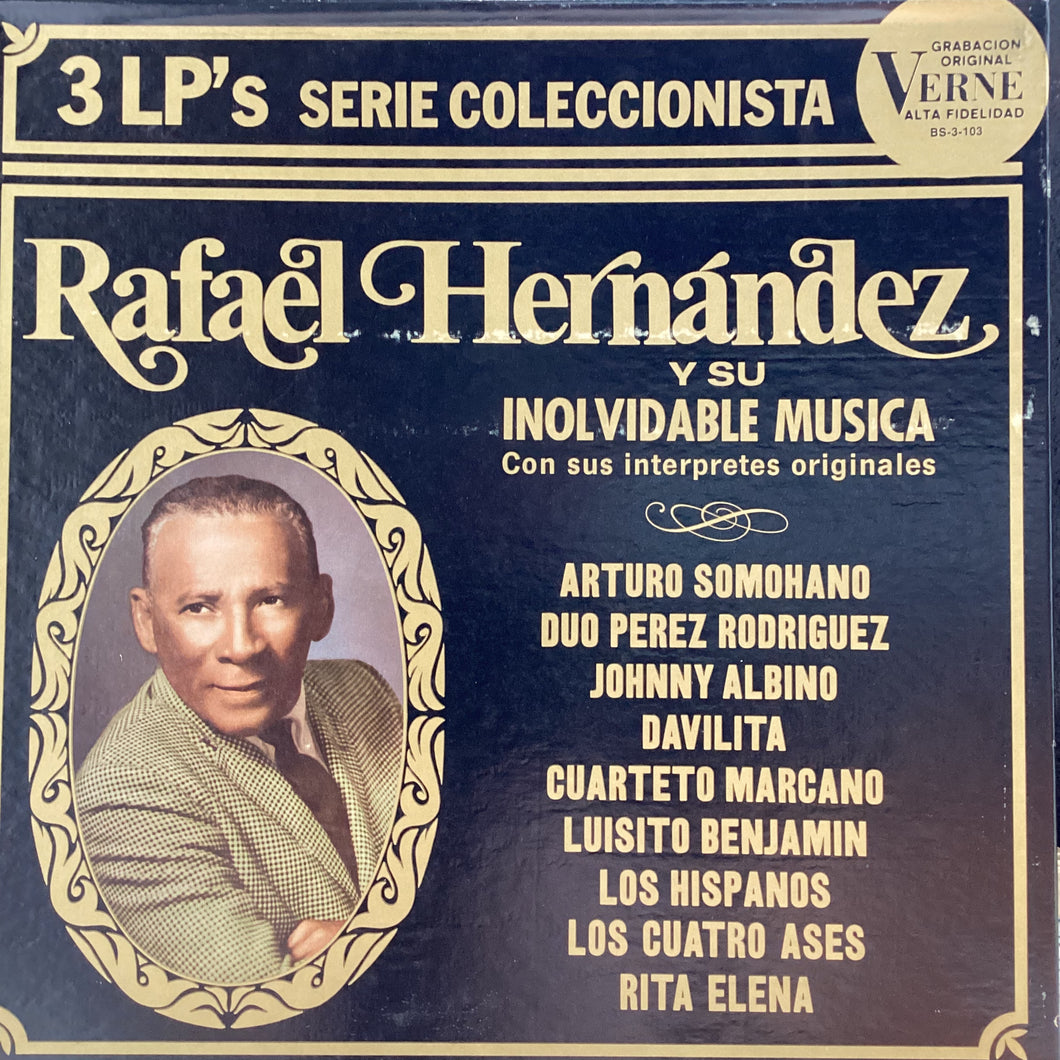 Various – Rafael Hernández y Su Inolvidable Música (Con Sus Interpretes Originales) 3LP