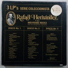 Various – Rafael Hernández y Su Inolvidable Música (Con Sus Interpretes Originales) 3LP