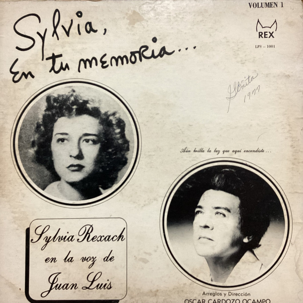 Sylvia Rexach / Juan Luis - Sylvia, En Tu Memoria Vol. 2. (canta Juan Luis)