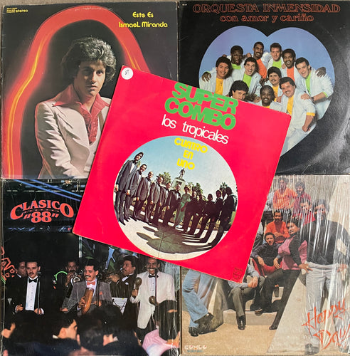 Lote 5x LP Latin Salsa y otros