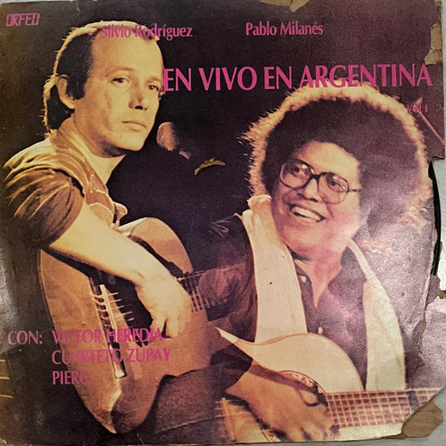 Silvio Rodríguez Pablo Milanes - En Vivo En Argentina