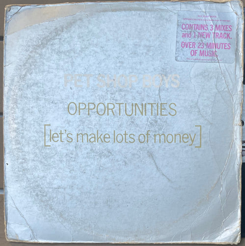 Pet Shop Boys - Opportunities (Let's Make Lots Of Money) - Single/Remix