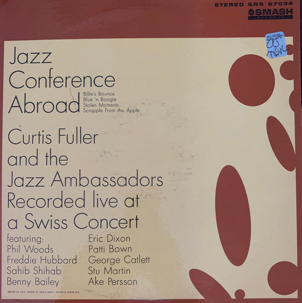 Curtis Fuller - Jazz Conference Abroad