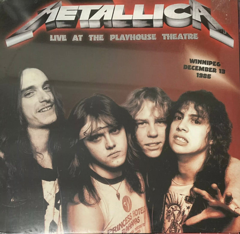METALLICA Live At The Playhouse Theatre Winnipeg 1986